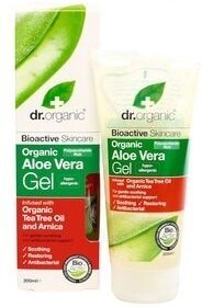 dr. organic - aloe vera gel with organic tea tree oil & arnica body lotion 200 ml female