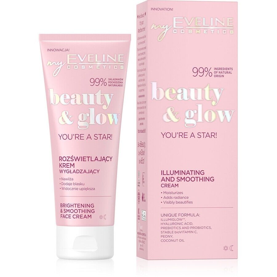 eveline comsetics - beauty&glow you're a star! cream body lotion 75 ml unisex