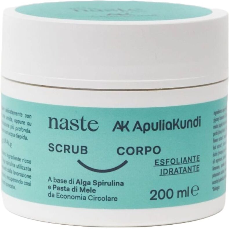 naste - burro scrub corpo esfoliante ed idratante mousse corpo 200 ml unisex