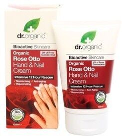 dr. organic - rose otto hand & nail cream creme mani 125 ml female