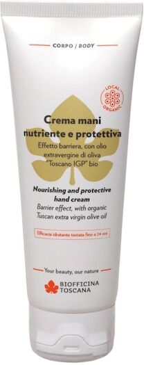 biofficina toscana - crema mani nutriente e protettiva creme mani 75 ml unisex