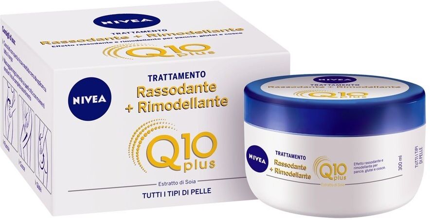 nivea -  trattamento corpo rassodante+rimodellante q10 plus creme anticellulite 300 ml unisex