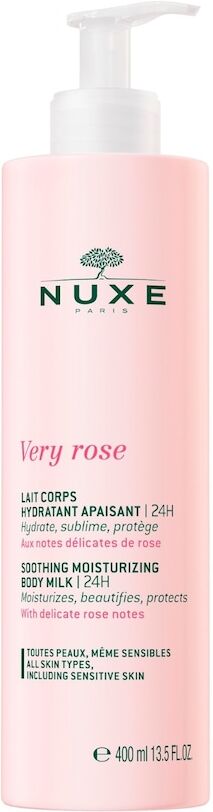 nuxe - very rose latte corpo idratante lenitivo   24h* body lotion 400 ml female