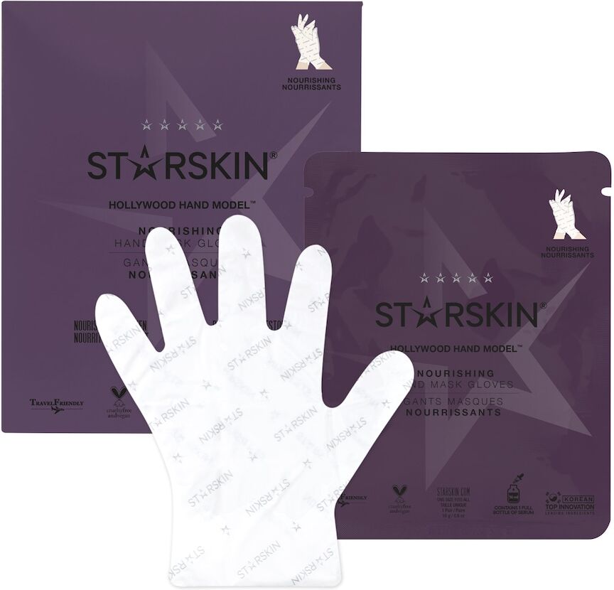 starskin® - hollywood hand model™ guanti-maschera nutrienti doppio strato per le mani maschere mani e guanti idratanti 16 ml unisex