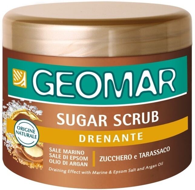 geomar - sugar scrub drenante scrub corpo 600 g female