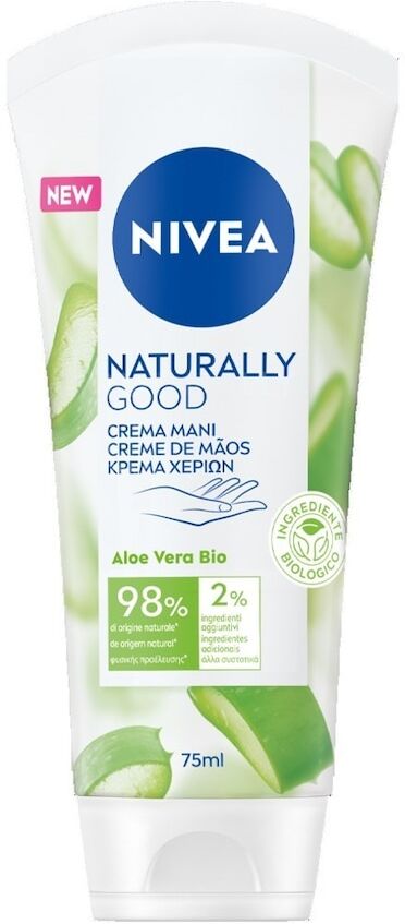 nivea - naturally good crema mani creme mani 75 ml unisex