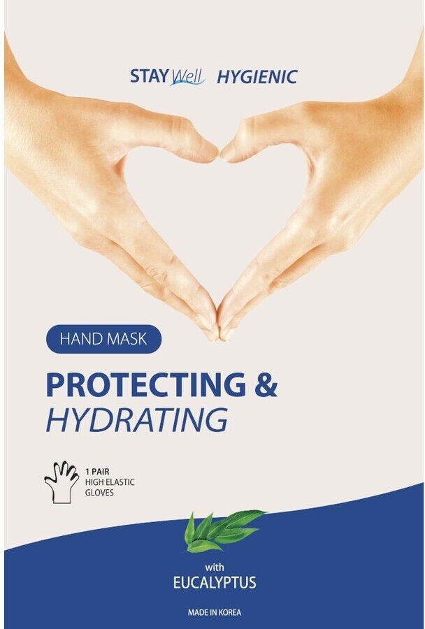 stay well - protecting & hydrating hand mask eucalyptus maschere mani e guanti idratanti 30 g unisex