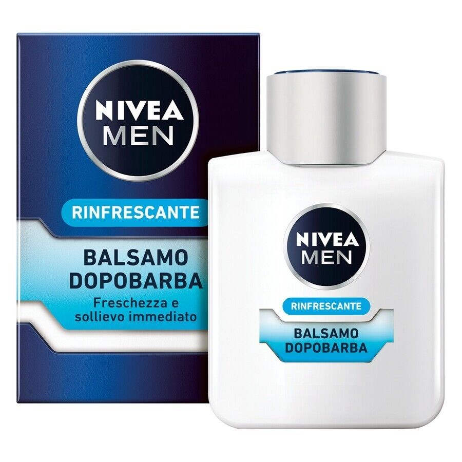 nivea -  men  rinfrescante balsamo dopobarba cerette e creme depilatorie 100 ml male