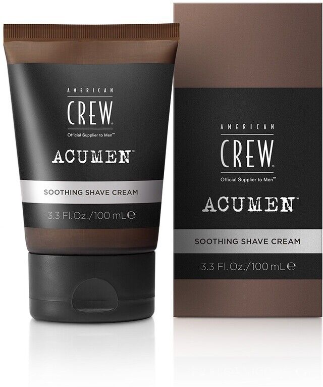 american crew - soothing shave cream cerette e creme depilatorie 100 ml male