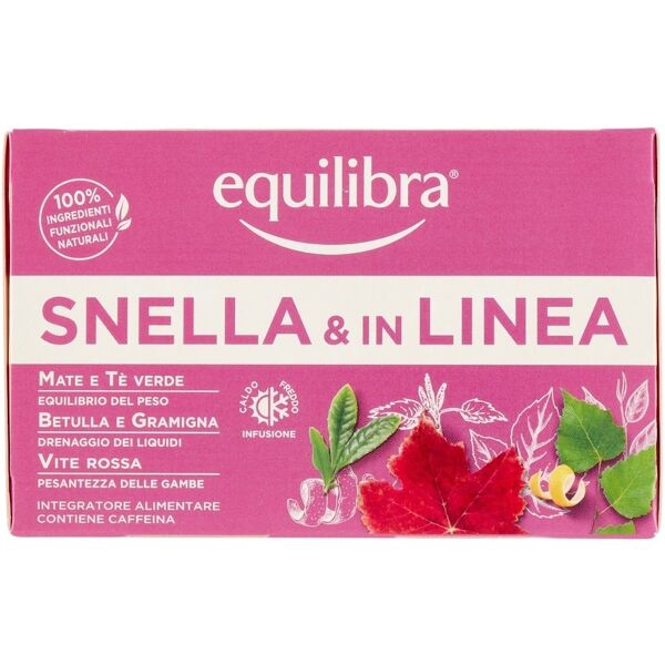 equilibra - tisana snella e in linea tè e miele 30 g unisex