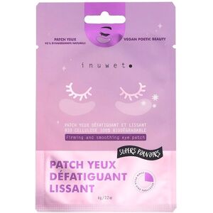 inuwet - BENDA OCCHI IN IDROGEL VEGANO / RINFRESCANTE Patch occhi & maschera contorno occhi 6 ml unisex