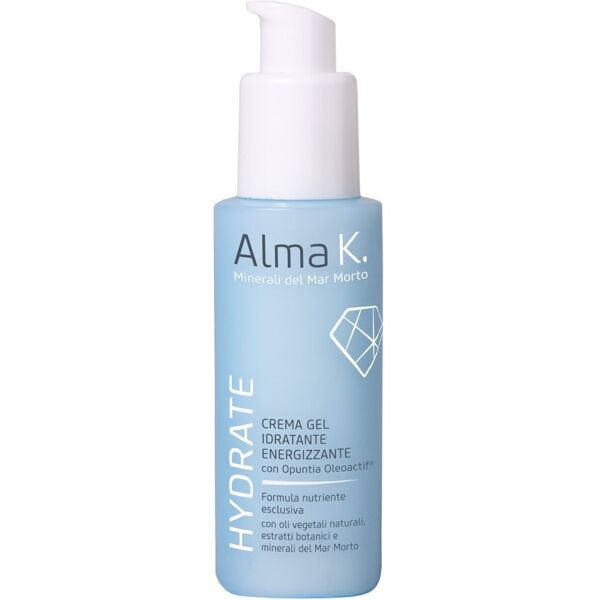 alma k - crema gel idratante energizzante con opuntia oleoactif ® crema viso 60 ml unisex