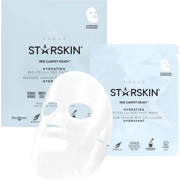 starskin® - red carpet ready™ coconut bio-cellulose second skin hydrating face mask maschera idratante 30 ml unisex