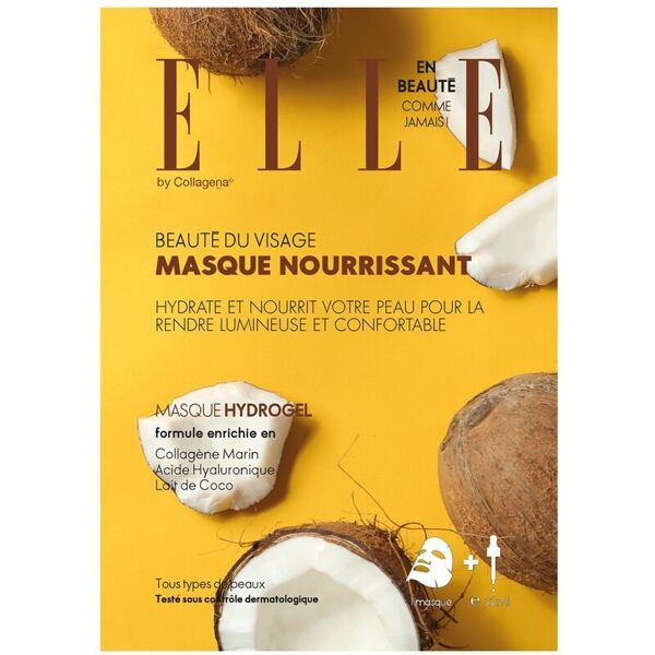 elle by collagena - maschera al cocco elle maschera idratante 22 ml unisex