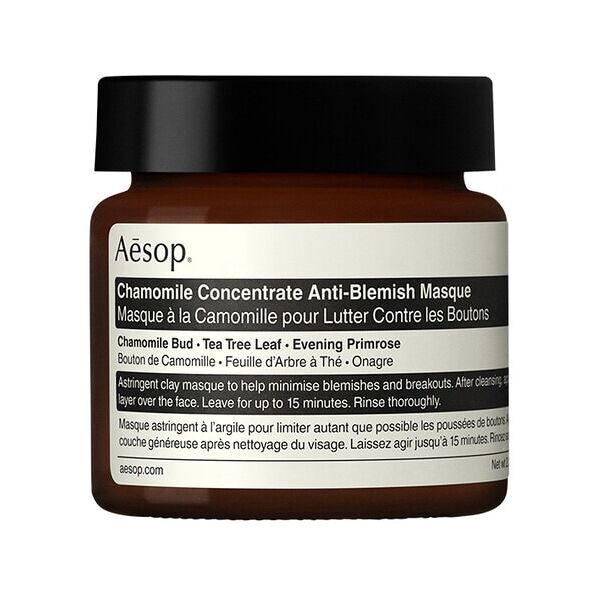 aēsop - chamomile concentrate anti-blemish masque maschere viso purificanti 60 ml unisex