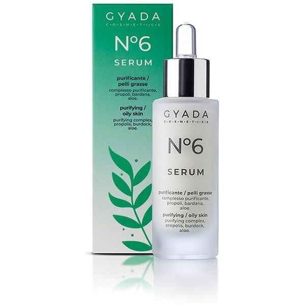 gyada cosmetics - siero viso n. 6 - purificante / pelli grasse crema antirughe 30 ml unisex