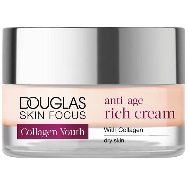 douglas collection - skin focus collage youth anti-age rich cream crema antirughe 50 ml unisex