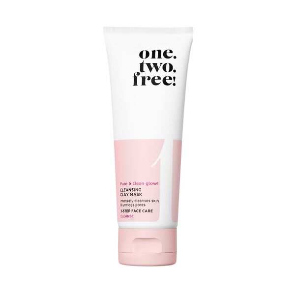 one.two.free! - fase 1: purifica cleansing clay mask maschere punti neri 75 ml unisex