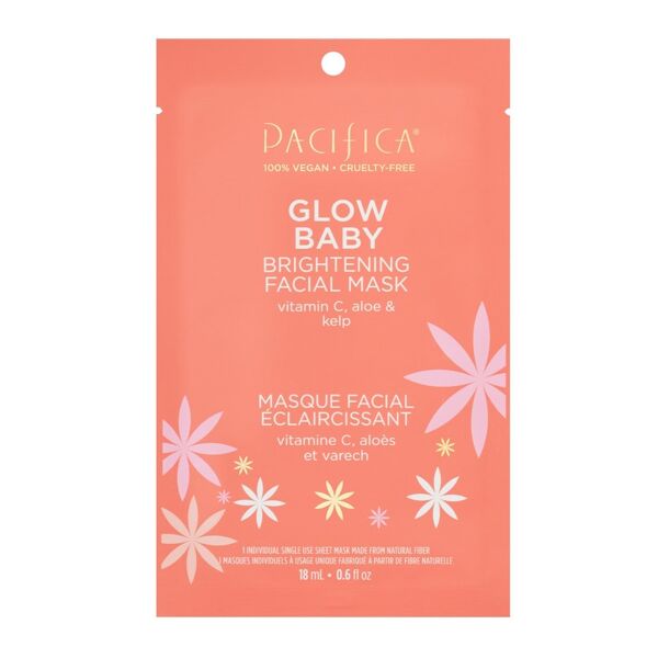 pacifica - glow baby maschera viso brightening maschere in tessuto 18 ml female