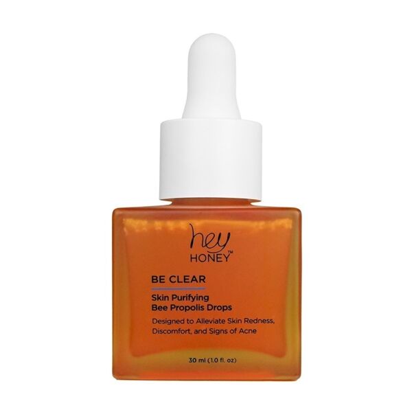 hey honey - be clear - gocce purificanti per la pelle alla propoli d'api siero acido ialuronico 30 ml unisex