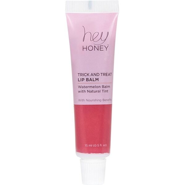 hey honey - trick and treat lip balm con tinta naturale balsamo labbra 15 ml rosa unisex