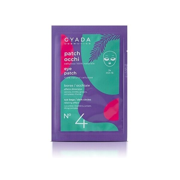 gyada cosmetics - patch occhi borse / occhiaie n. 4 patch occhi & maschera contorno occhi 5 ml unisex