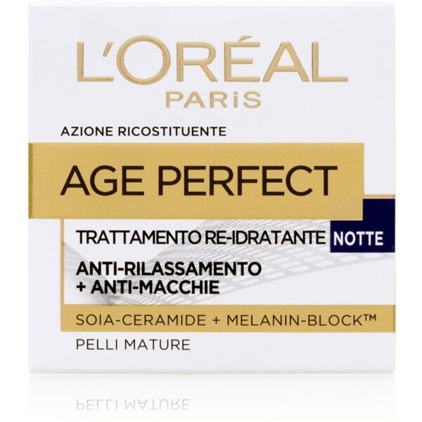 l'oréal paris - age perfect, per pelli mature, 50 ml crema antirughe female