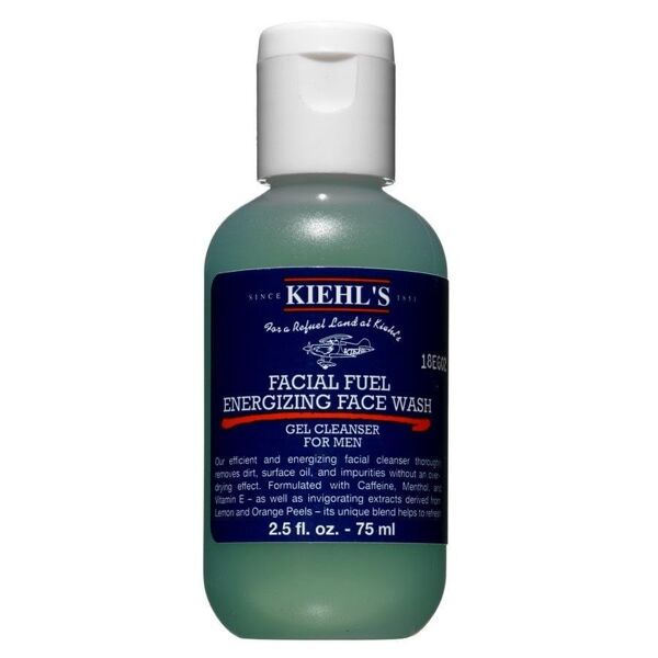 kiehl's - facial fuel energizing face wash gel detergente 75 ml male