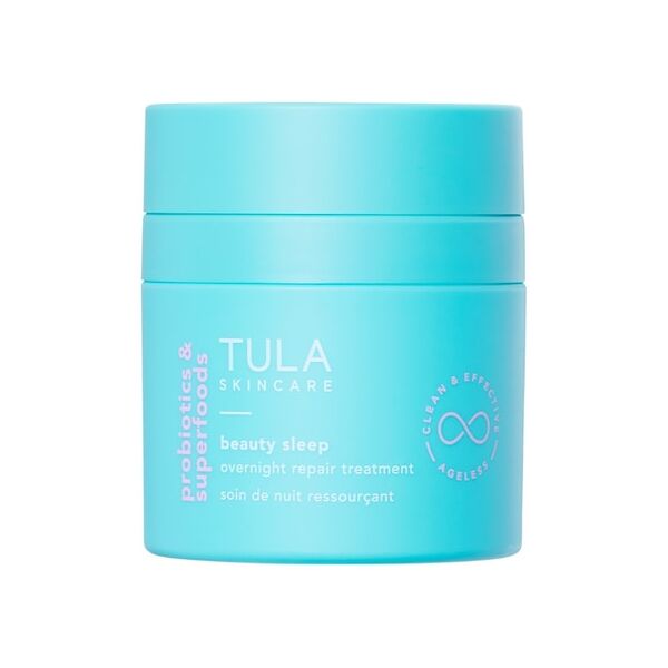 tula - probiotics & superfoods trattamento riparatore notturno  beauty sleep maschera idratante 49 g unisex