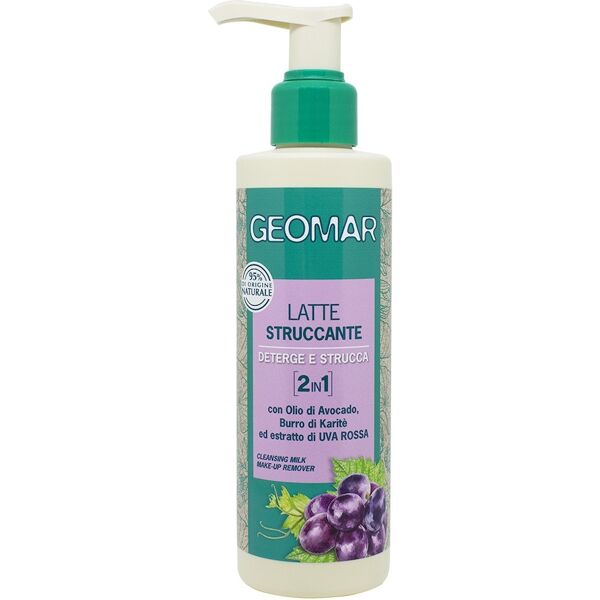 geomar - latte struccante 2 in 1 latte detergente 200 ml unisex