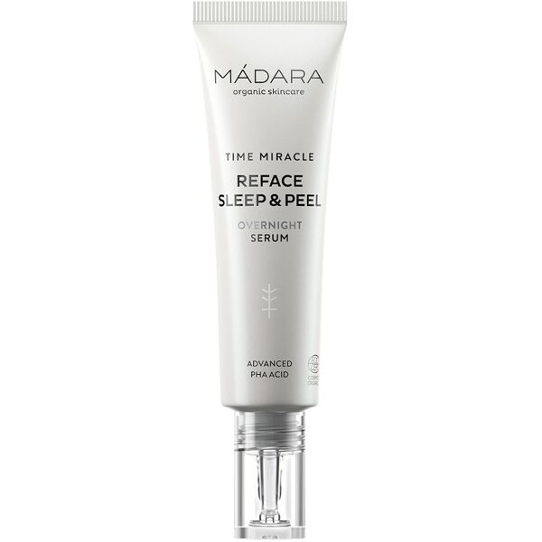 mÁdara - time miracle reface sleep & peel overnight serum siero antirughe 30 ml unisex