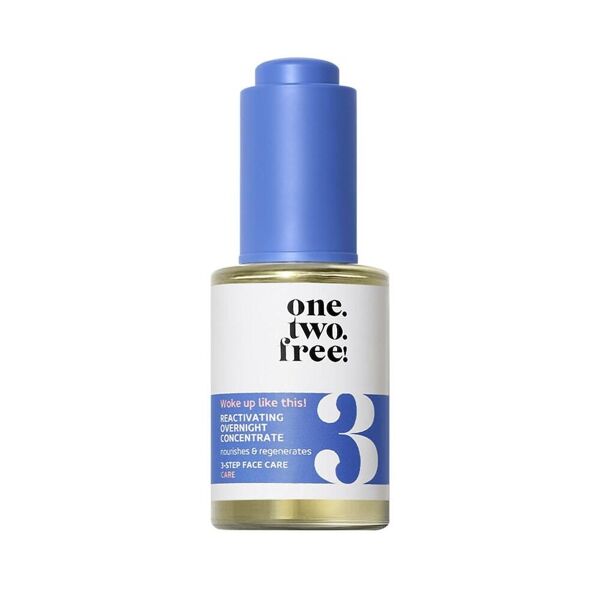 one.two.free! - fase 3: cura reactivating overnight concentrate siero idratante 30 ml unisex