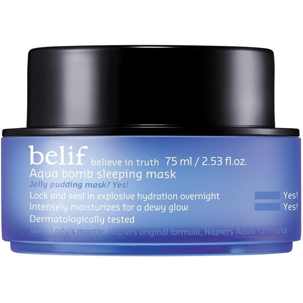 belif - aqua bomb sleeping mask maschera idratante 75 ml unisex