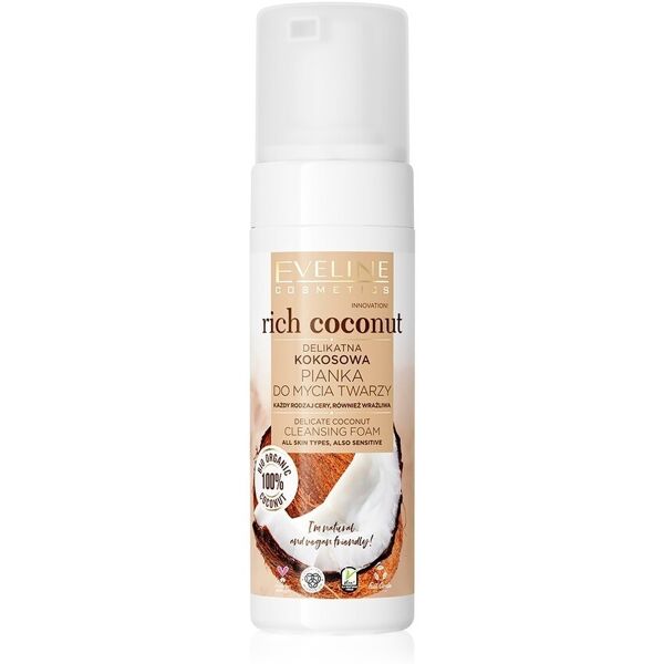 eveline comsetics - rich coconut schiuma crema viso 150 ml unisex