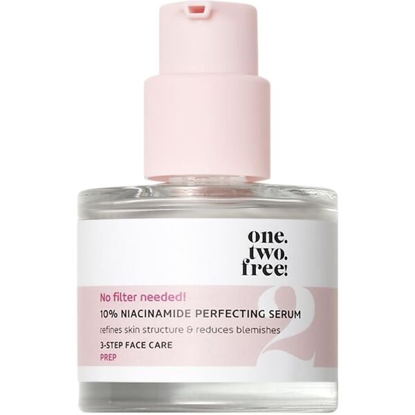 one.two.free! - fase 2: prepara 10% niacinamide perfecting serum siero idratante 30 ml unisex