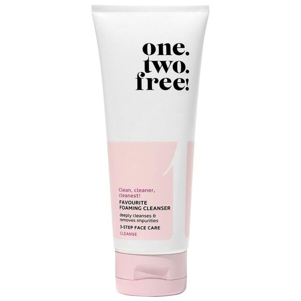 one.two.free! - fase 1: purifica favourite foaming cleanser mousse detergente 100 ml unisex