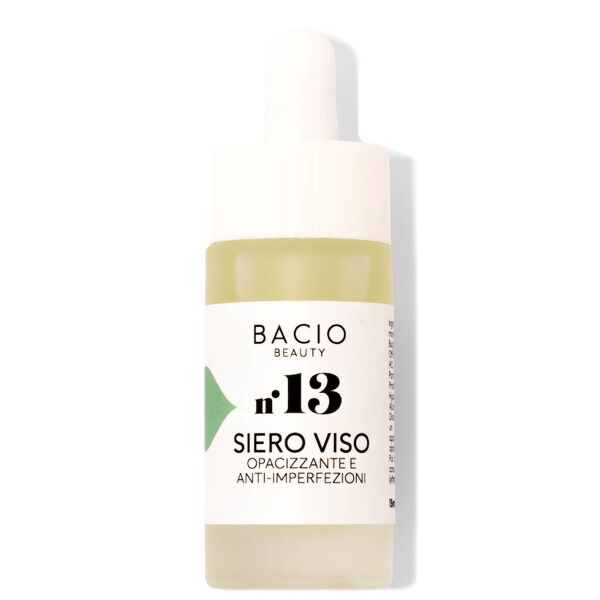 bacio beauty - n.13 siero viso opacizzante e anti-imperfezioni siero idratante 15 ml unisex