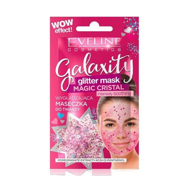 eveline comsetics - galaxity glitter mask magic cristal maschere viso purificanti 10 ml unisex