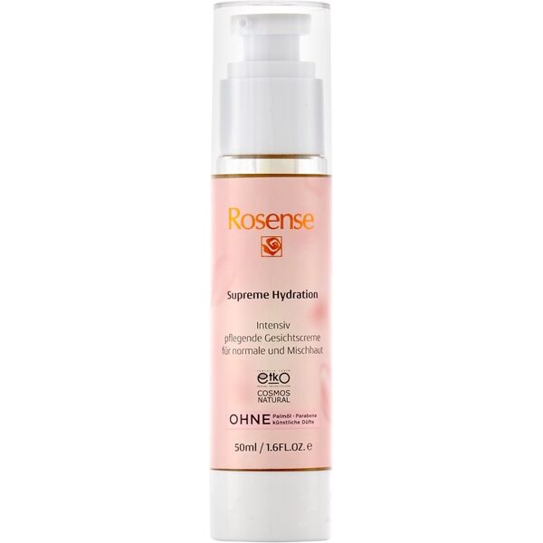 rosense - supreme hydration intensive nourishing face cream for normal and combination skin crema viso 50 ml unisex