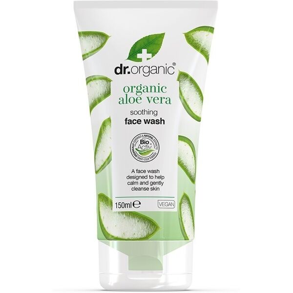 dr. organic - aloe vera face wash crema detergente 150 ml unisex