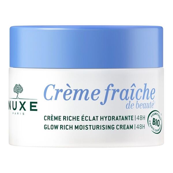 nuxe - creme fraîche de beauté glow rich moisturising cream crema viso 50 ml female