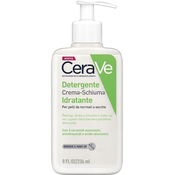 cerave - cream to foam cleanser mousse detergente 236 ml unisex