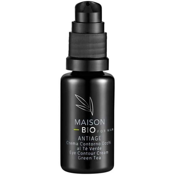 maison bio - crema contorno occhi al te' verde cura del viso 15 ml male