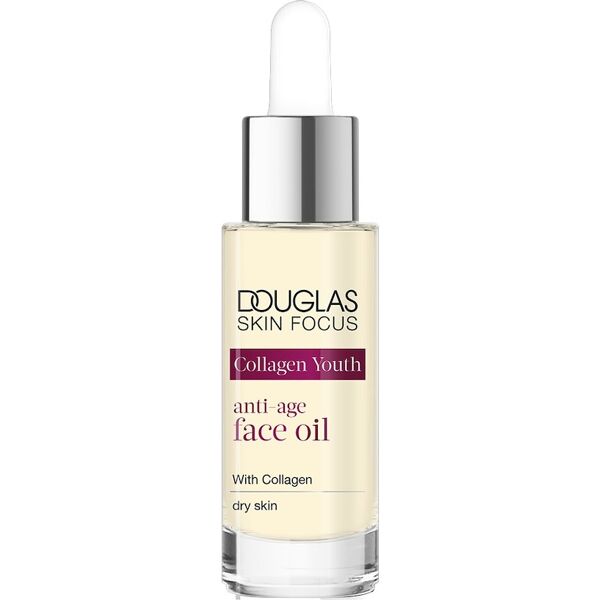 douglas collection - skin focus collagen youth anti-age face oil crema antirughe 30 ml unisex