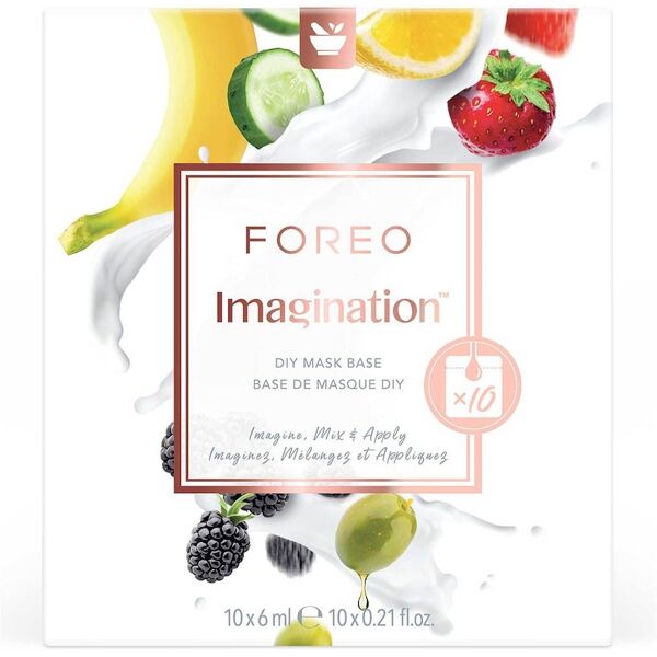 foreo - ufo™  imagination™ 10 bustine ciascuna base maschera da 6 ml per maschere fatte in casa maschera idratante 60 ml unisex