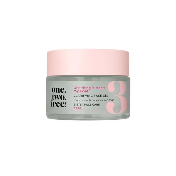 one.two.free! - fase 2: prepara clarifying face gel crema viso 50 ml unisex
