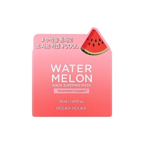 holika holika - watermelon aqua sleeping mask maschera idratante 50 ml female