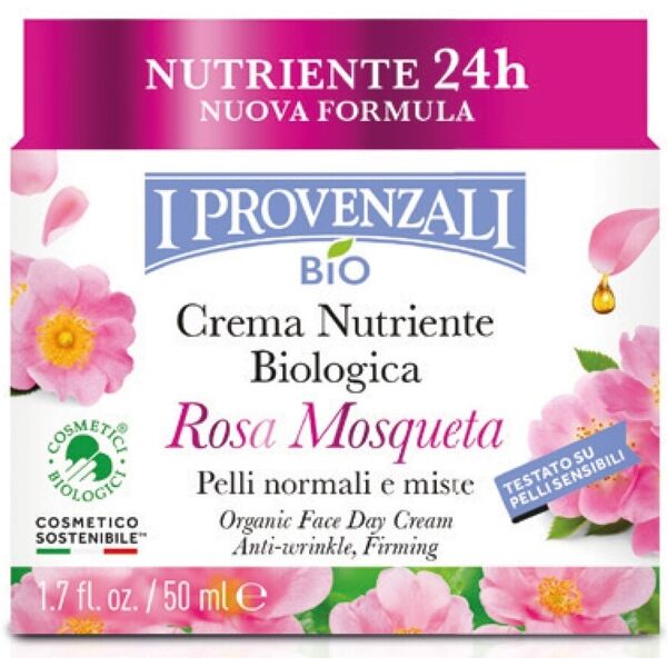 i provenzali - rosa mosqueta bio crema viso nutriente crema viso 50 ml female