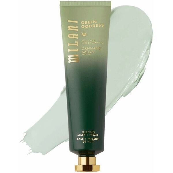 milani - green goddess sleeping mask + primer 60 ml bianco unisex