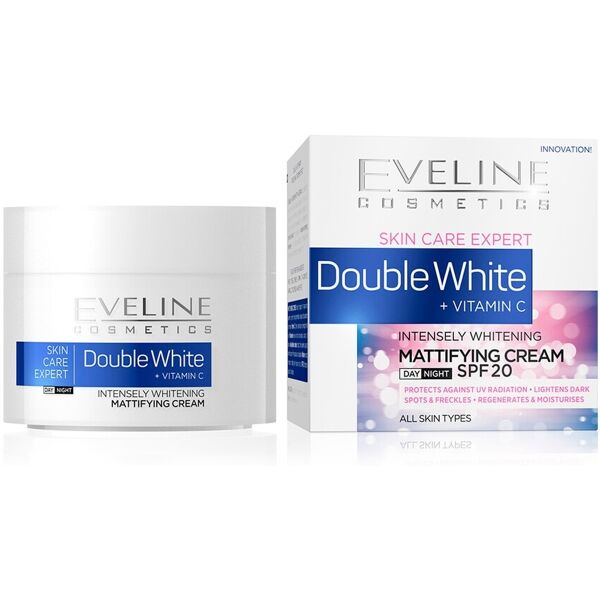 eveline comsetics - skin care expert double white crema viso 50 ml unisex